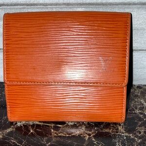 Louis Vuitton EPI Dark Orange Wallet
